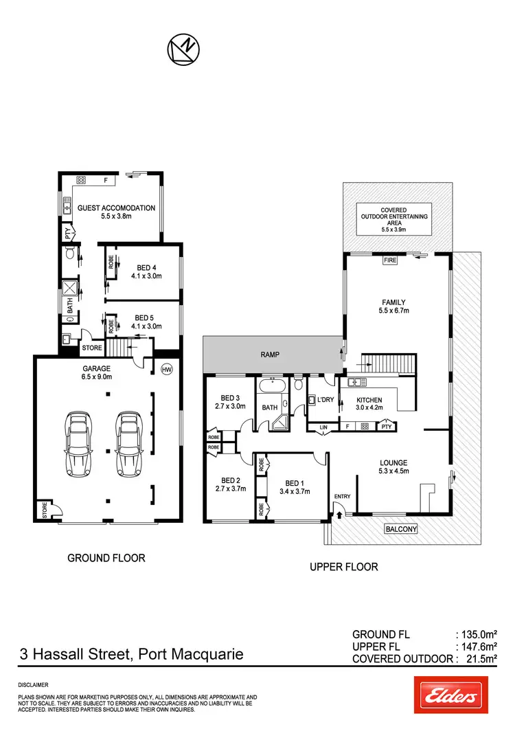 Floorplan of Homely house listing, 3 Hassall Street, Port Macquarie NSW 2444