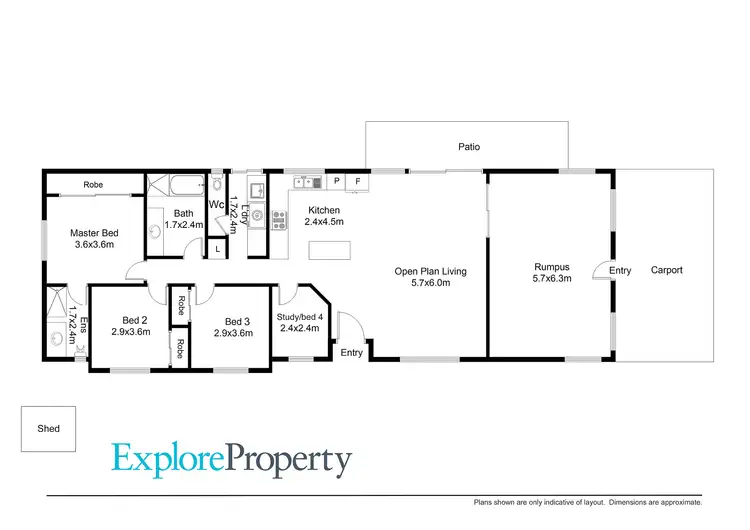 Floorplan of Homely house listing, 54 Graham Road, Morayfield QLD 4506
