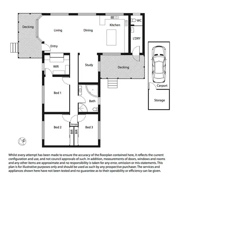 Floorplan of Homely house listing, 119 Bardia Parade, Holsworthy NSW 2173