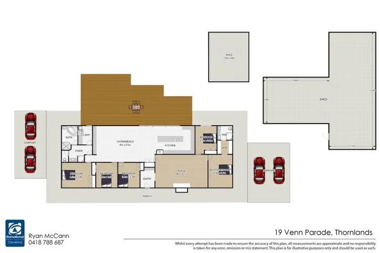 Floorplan of Homely house listing, 19 Venn Parade, Thornlands QLD 4164