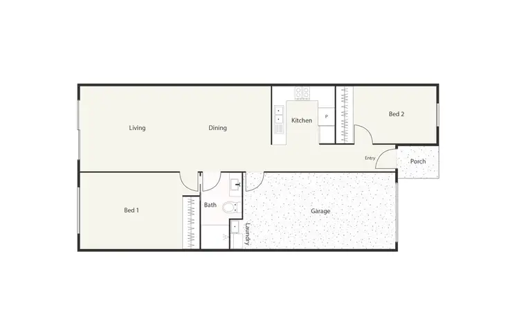 Floorplan of Homely townhouse listing, 4c Everard Place, Kambah ACT 2902