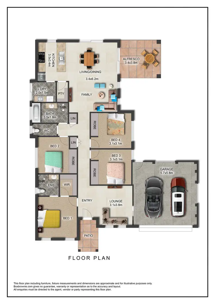 Floorplan of Homely house listing, 90 White Circle, Mudgee NSW 2850