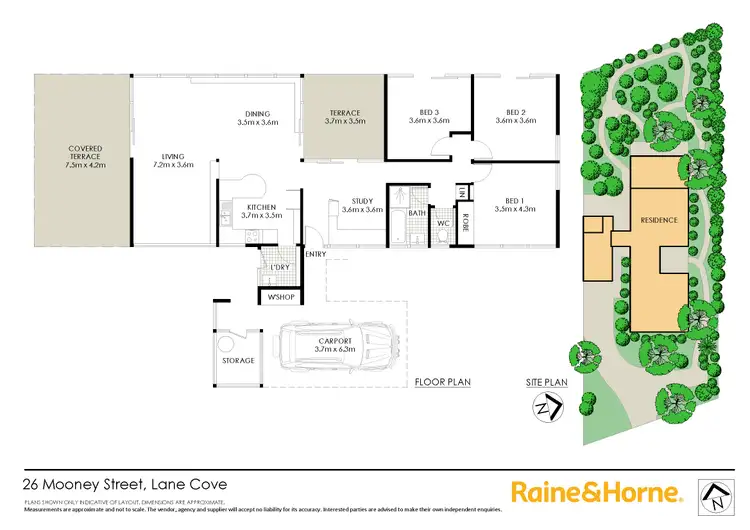 Floorplan of Homely house listing, 26 Mooney Street, Lane Cove NSW 2066