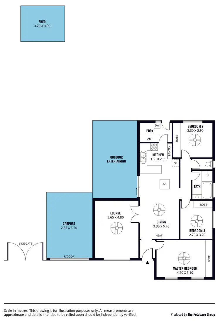 Floorplan of Homely house listing, 115 Bains Road, Morphett Vale SA 5162