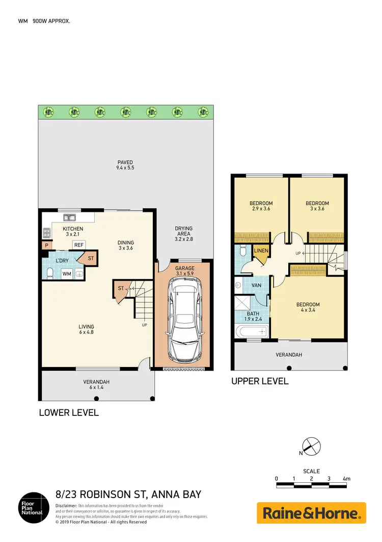 Floorplan of Homely townhouse listing, 8-23 Robinson Street, Anna Bay NSW 2316