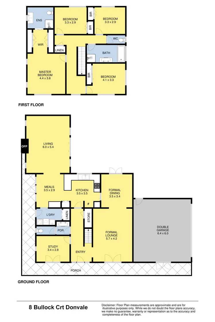 Floorplan of Homely house listing, 8 Bullock Court, Donvale VIC 3111