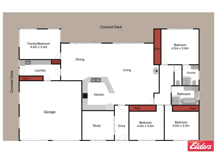 Floorplan of Homely rural property listing, 4 WILSONS ROAD, Arawata VIC 3951