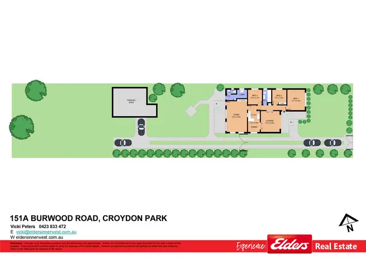 Floorplan of Homely house listing, 151a Burwood Road, Croydon Park NSW 2133