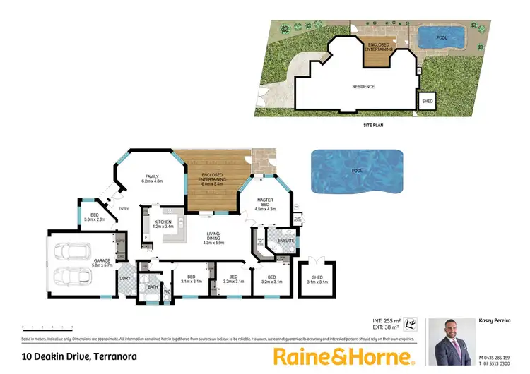 Floorplan of Homely house listing, 10 Deakin Drive, Terranora NSW 2486