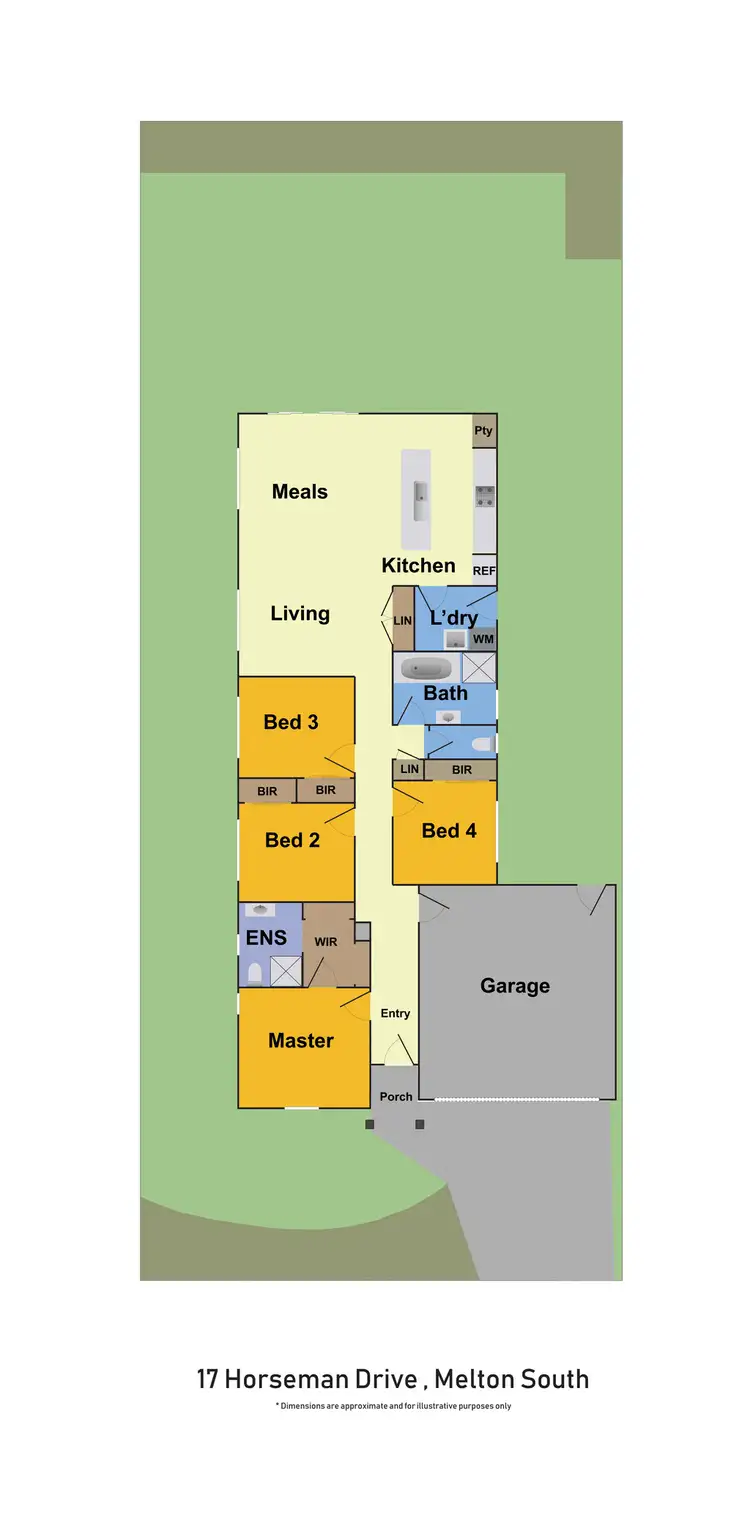 Floorplan of Homely house listing, 17 Horseman Drive, Melton, Melton South VIC 3338