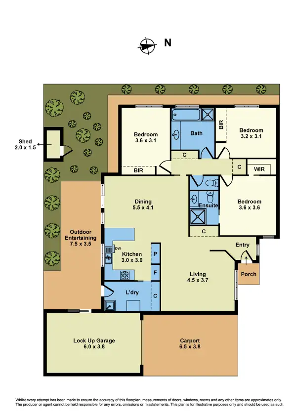 Floorplan of Homely townhouse listing, 2/199 Blackshaws Road, Newport VIC 3015