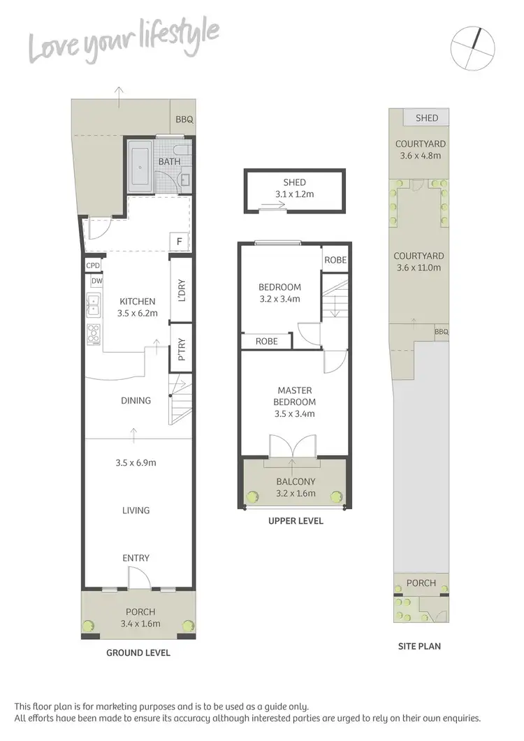 Floorplan of Homely house listing, 13 Sloane Street, Newtown NSW 2042