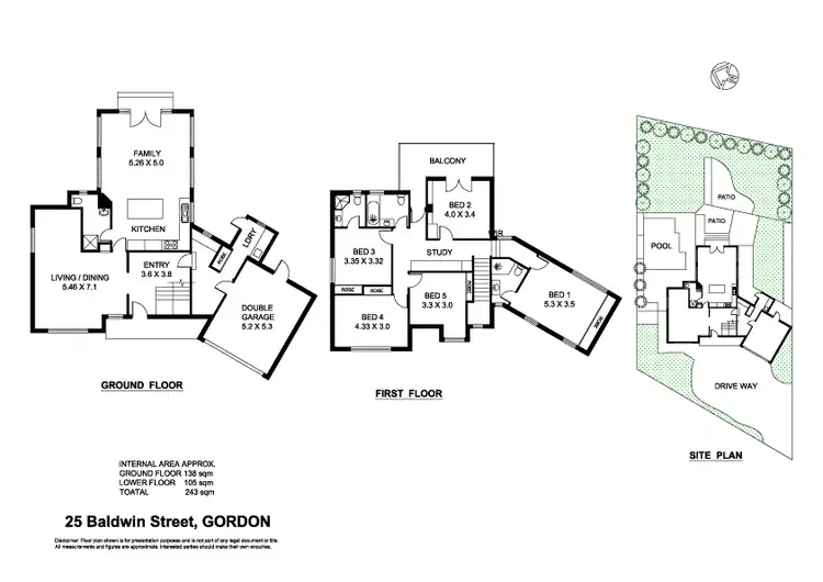 Floorplan of Homely house listing, 25 Baldwin Street, Gordon NSW 2072