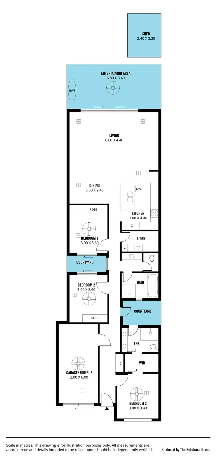 Floorplan of Homely house listing, 3b Fern Grove, Seacombe Gardens SA 5047
