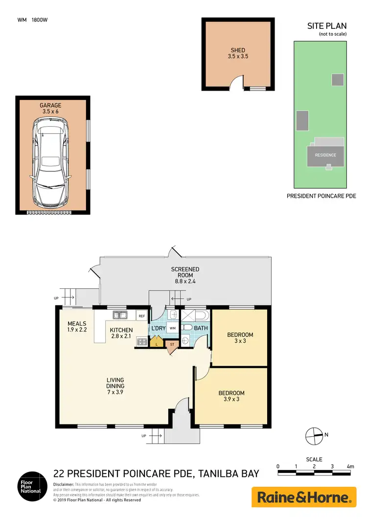 Floorplan of Homely house listing, 22 President Poincare Parade, Tanilba Bay NSW 2319