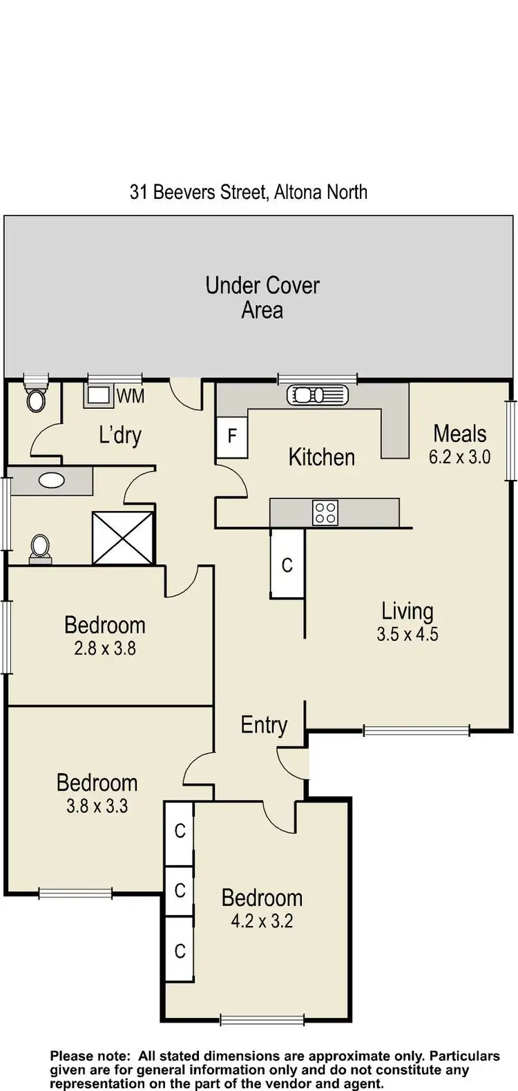 Floorplan of Homely house listing, 31 Beevers St, Altona North VIC 3025