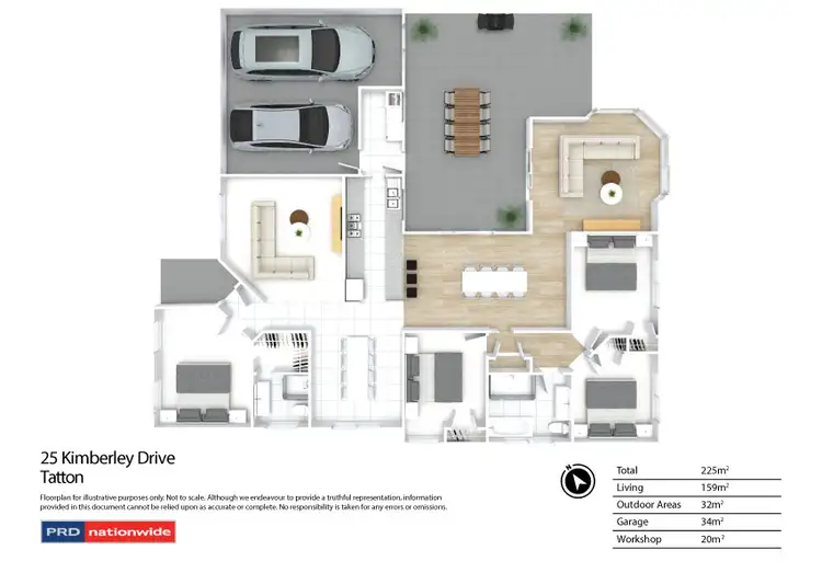 Floorplan of Homely house listing, 25 Kimberley Drive, Tatton NSW 2650