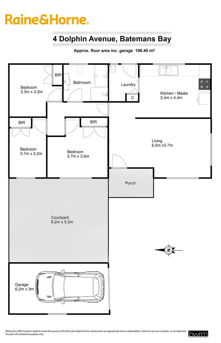 Floorplan of Homely house listing, 4 Dolphin Avenue, Batemans Bay NSW 2536