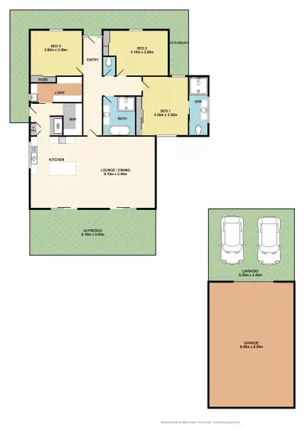Floorplan of Homely house listing, 81 Faithfull Street, Benalla VIC 3672