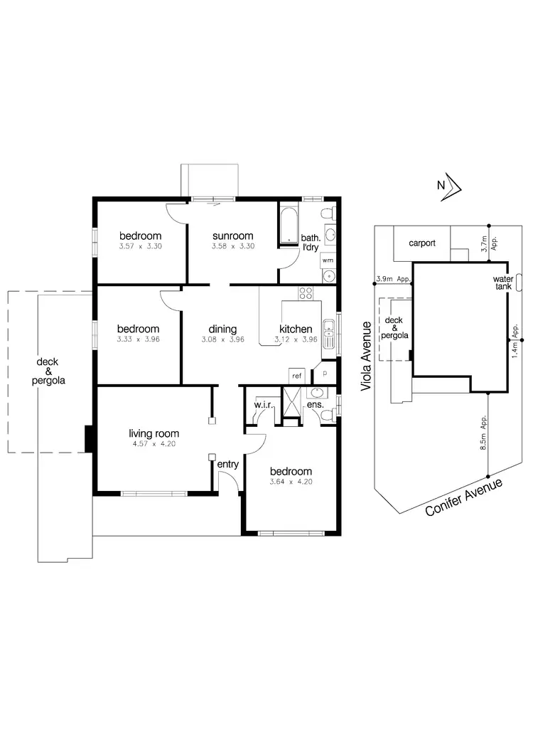 Floorplan of Homely unit listing, 37 Conifer Avenue, Brooklyn VIC 3012