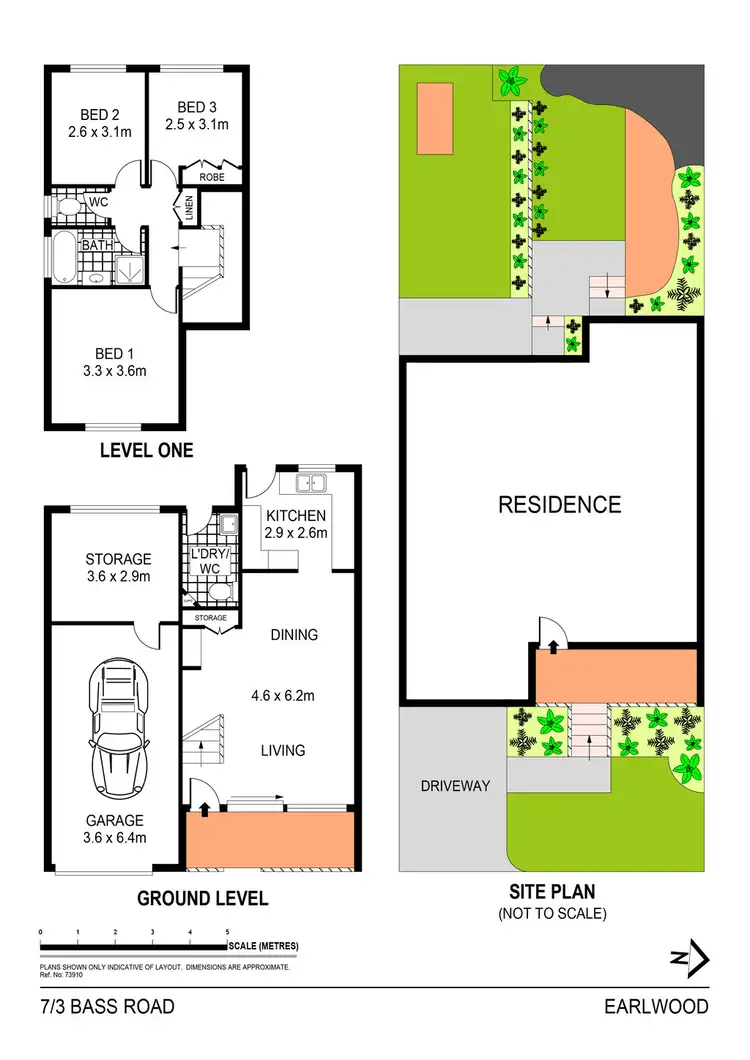 Floorplan of Homely townhouse listing, 7/3 -3A Bass Road, Earlwood NSW 2206