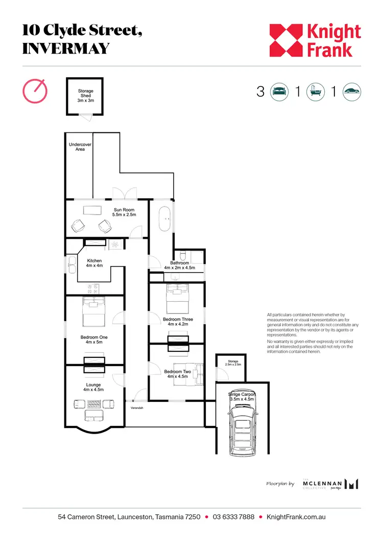 Floorplan of Homely house listing, 10 Clyde Street, Invermay TAS 7248