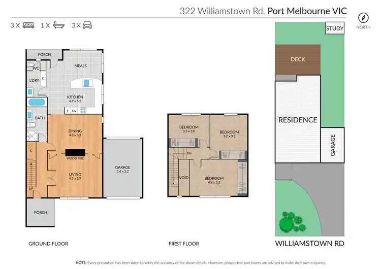 Floorplan of Homely house listing, 322 Williamstown Road, Port Melbourne VIC 3207