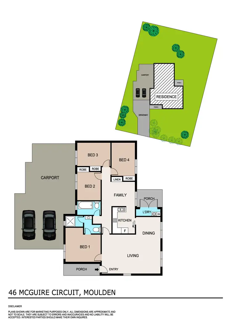 Floorplan of Homely house listing, 46 McGuire Circuit, Moulden NT 830