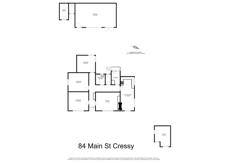 Floorplan of Homely house listing, 84 Main Street, Cressy TAS 7302