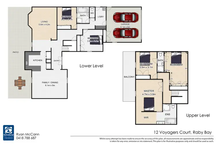 Floorplan of Homely house listing, 12 Voyagers Court, Raby Bay QLD 4163