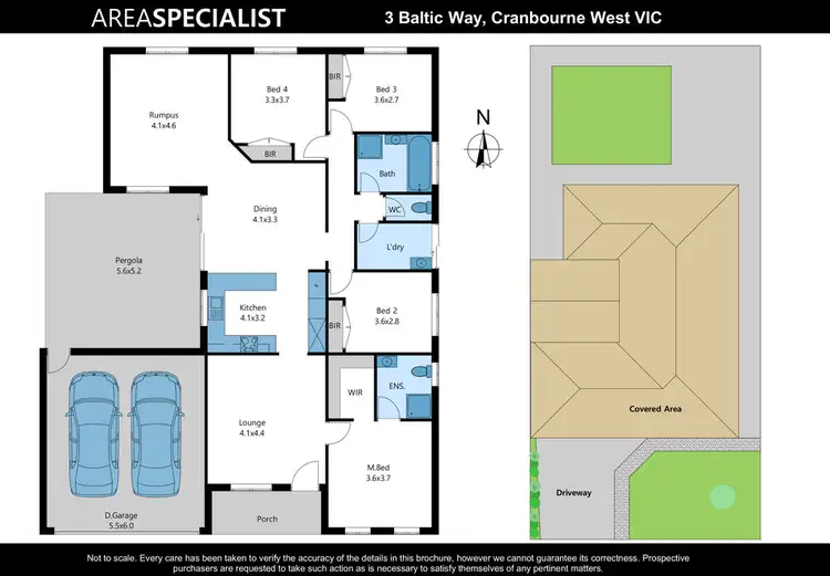 Floorplan of Homely house listing, 3 Baltic Way, Cranbourne West VIC 3977