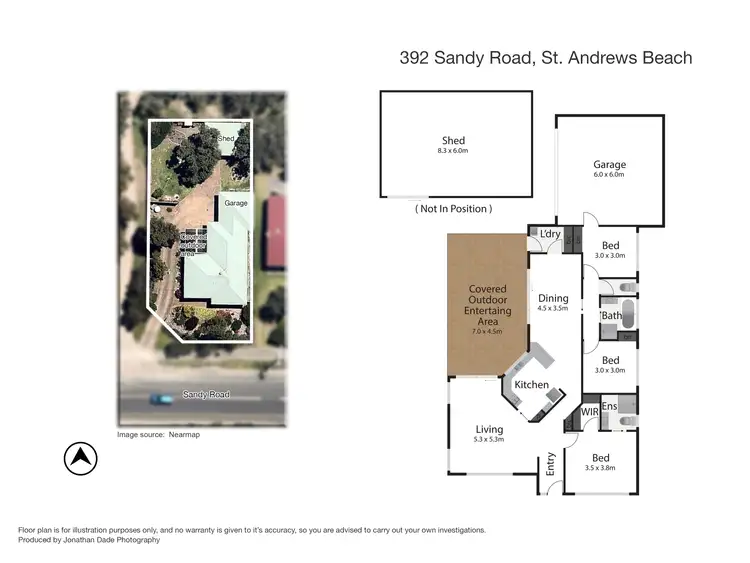 Floorplan of Homely house listing, 392 Sandy Road, St Andrews Beach VIC 3941