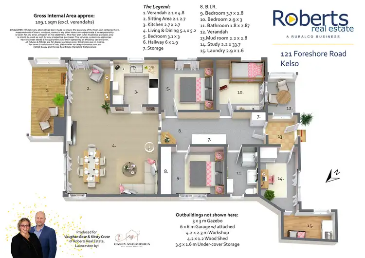 Floorplan of Homely house listing, 121 Foreshore Road, Kelso TAS 7270