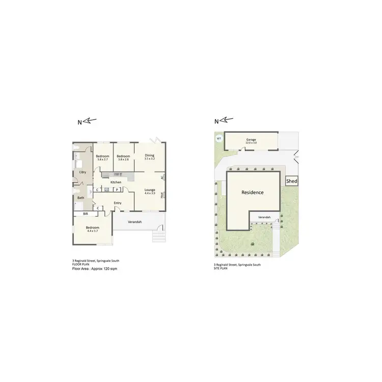 Floorplan of Homely house listing, 3 Reginald Street, Springvale South VIC 3172