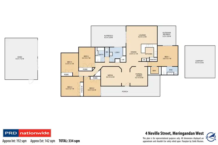 Floorplan of Homely house listing, 4 Neville Street, Meringandan West QLD 4352
