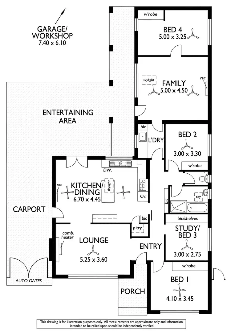 Floorplan of Homely house listing, 12 Barnes Avenue, Marleston SA 5033