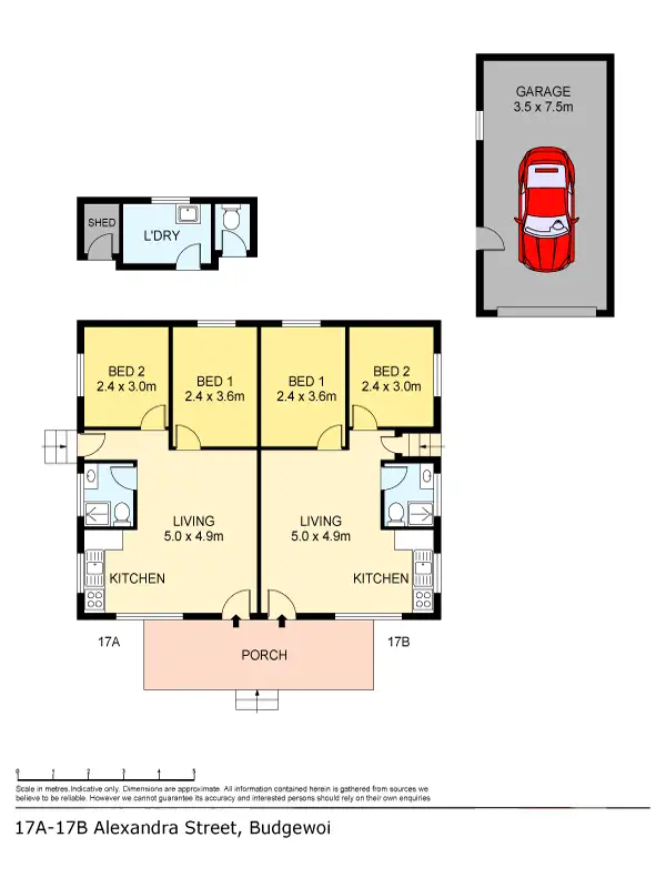 Floorplan of Homely house listing, 17 Alexandra Street, Budgewoi NSW 2262