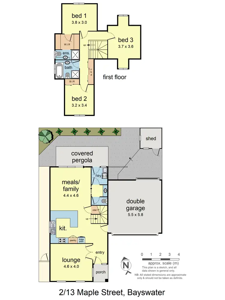 Floorplan of Homely unit listing, 2/13 Maple St., Bayswater VIC 3153