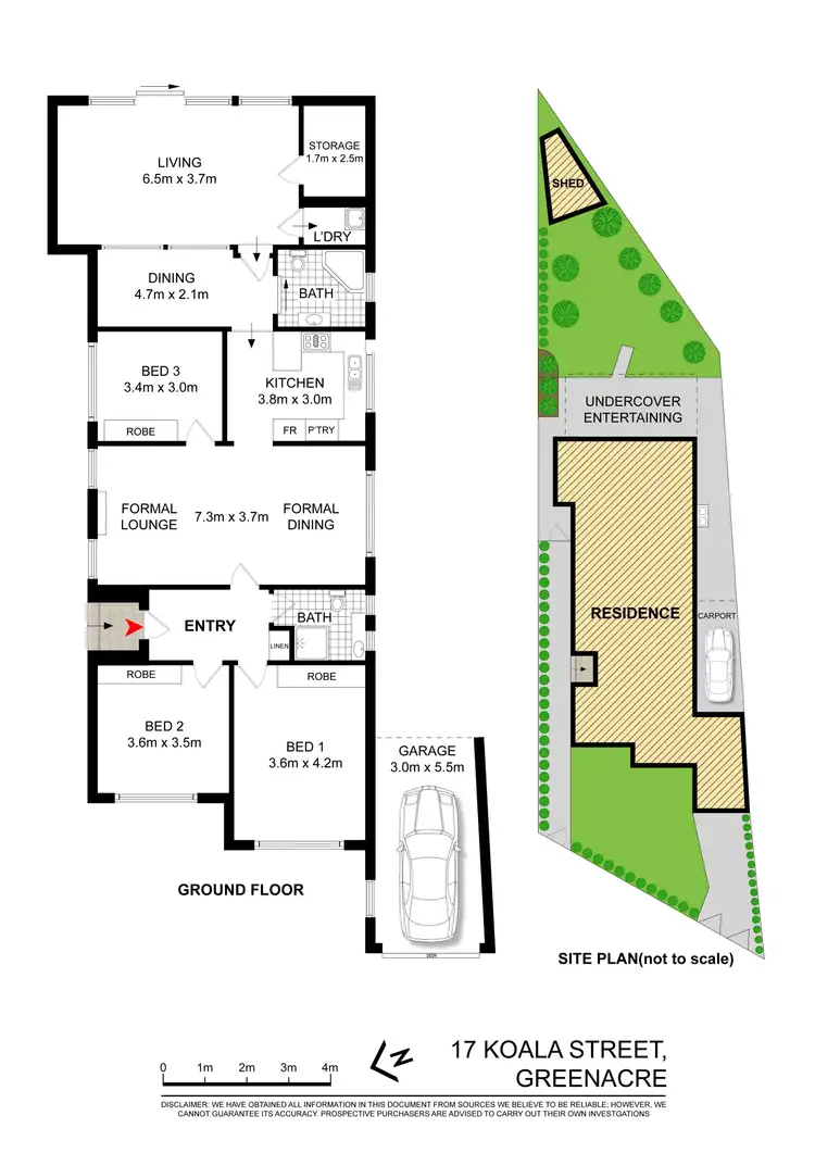 Floorplan of Homely house listing, 17 KOALA ROAD, Greenacre NSW 2190