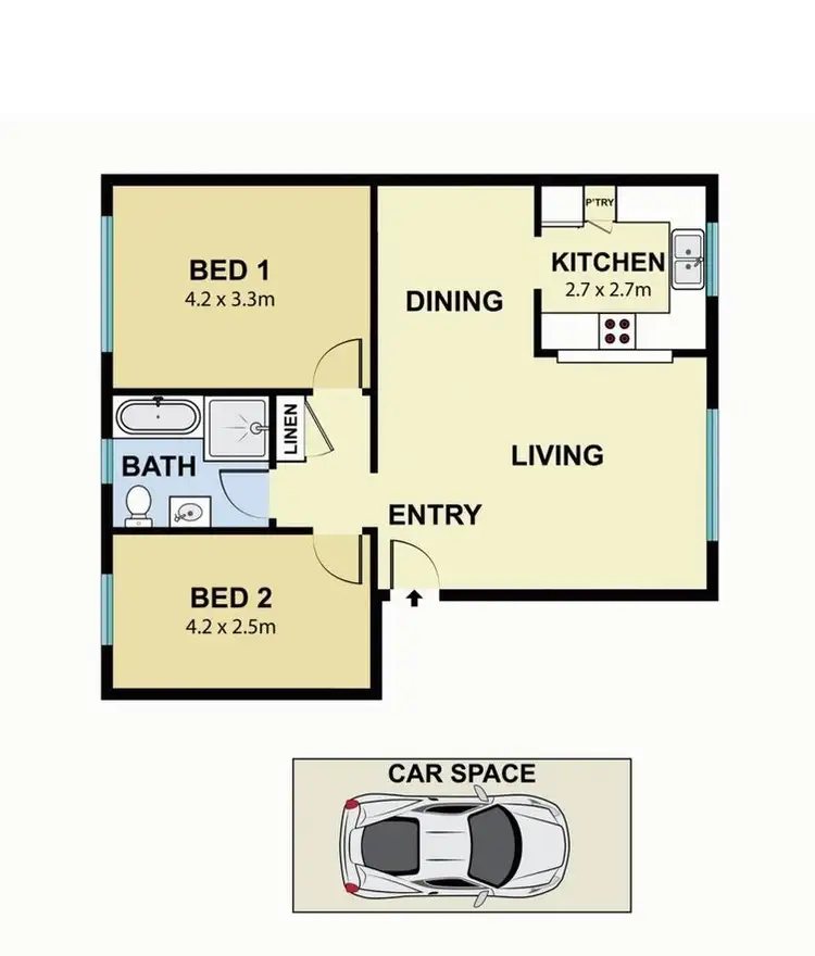 Floorplan of Homely unit listing, 6/29a Frederick Street, Ashfield NSW 2131