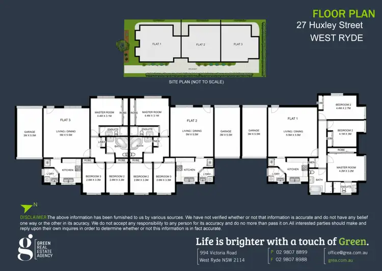 Floorplan of Homely villa listing, 3/27 Huxley Street, West Ryde NSW 2114