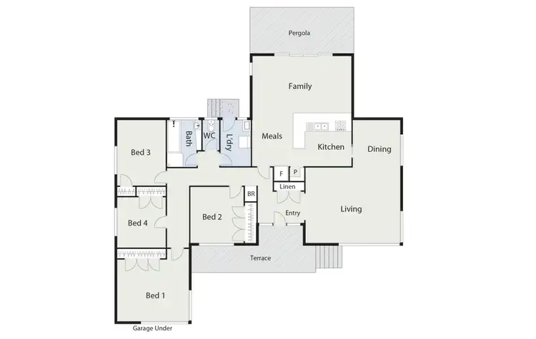 Floorplan of Homely house listing, 16 Cherry Place, Pearce ACT 2607