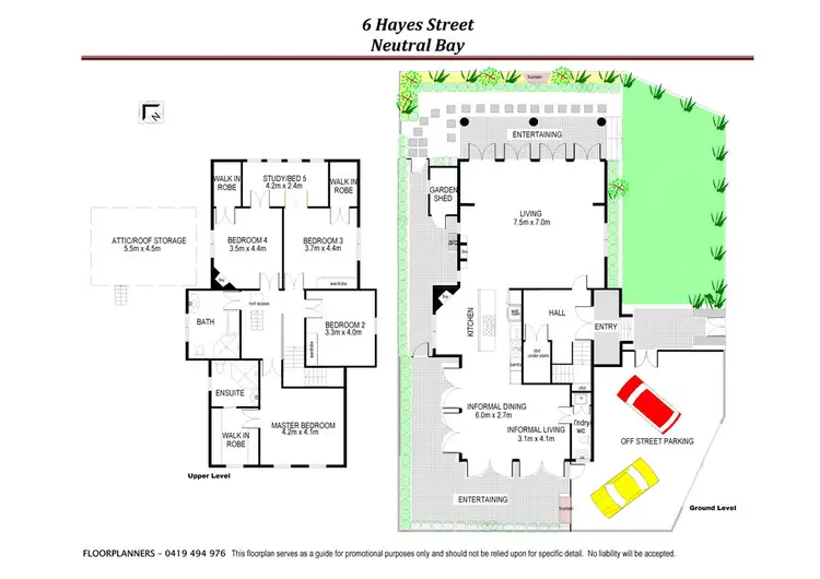 Floorplan of Homely house listing, 6 Hayes Street, Neutral Bay NSW 2089