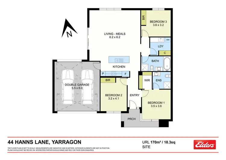 Floorplan of Homely unit listing, 44 HANNS LANE, Yarragon VIC 3823