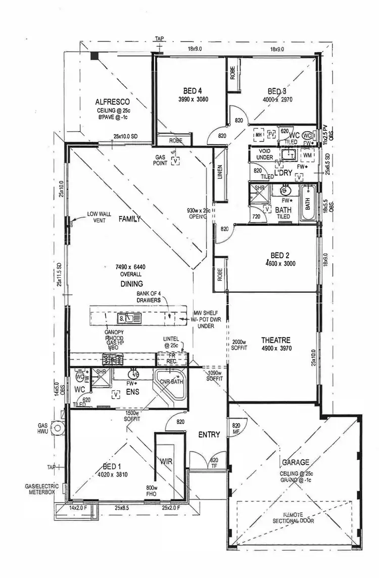 Floorplan of Homely house listing, 1 Mosman Loop, Success WA 6164