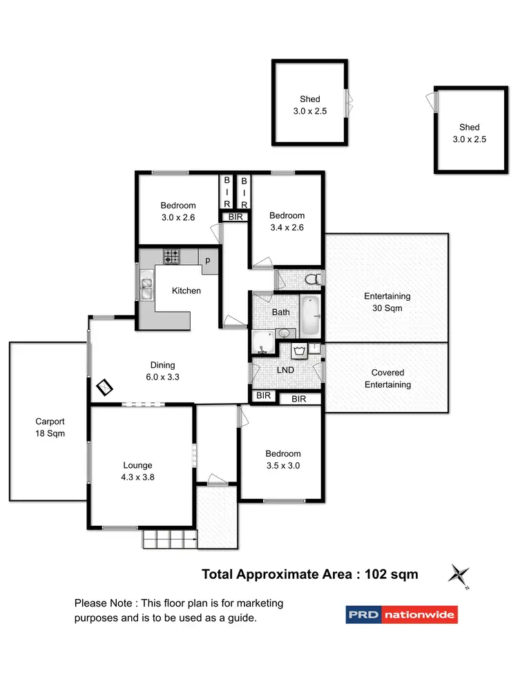 Floorplan of Homely house listing, 4 Thistle Down, Huntingfield TAS 7055