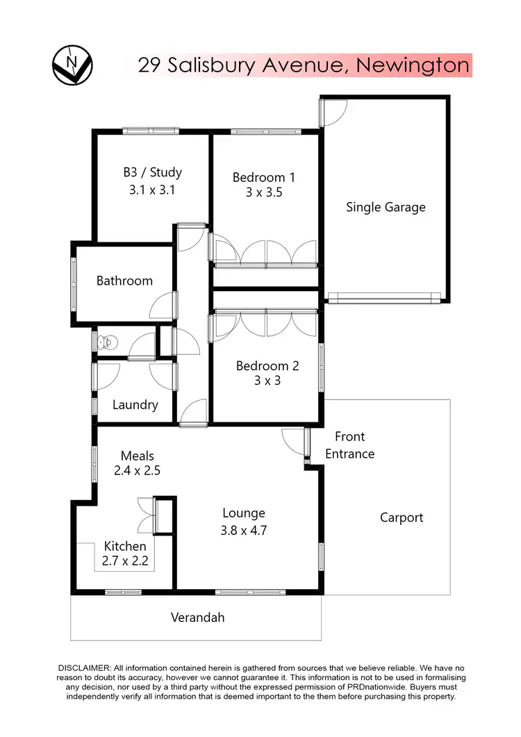 Floorplan of Homely house listing, 29 Salisbury Avenue, Newington VIC 3350