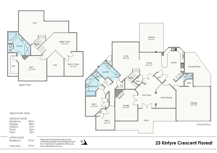 Floorplan of Homely house listing, 23 Kintyre Crescent, Floreat WA 6014