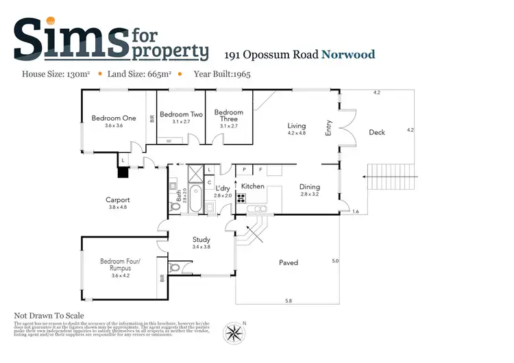 Floorplan of Homely house listing, 191 Opossum Road, Norwood TAS 7250