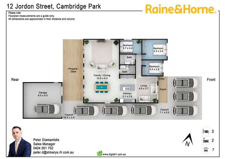 Floorplan of Homely house listing, 12 Jordon Street, Cambridge Park NSW 2747